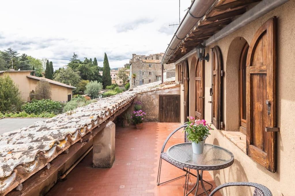 Sunset And Apartment Bolsena